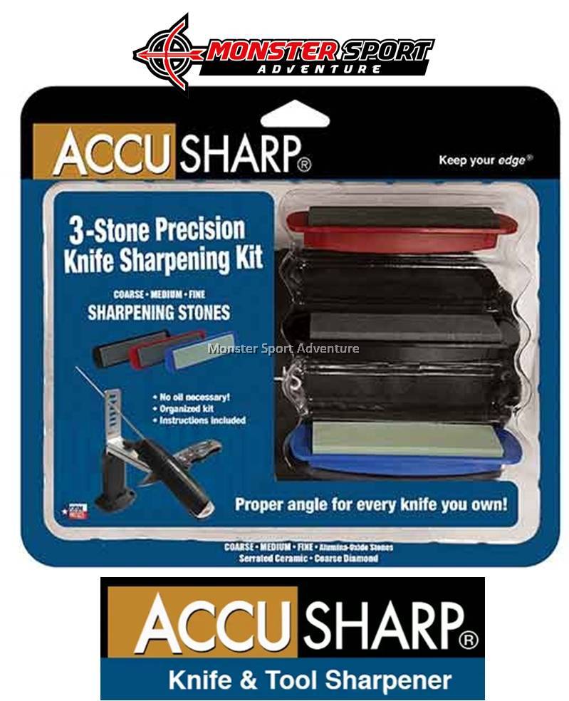 AccuSharp 3 Stone Precision Knife Sharpening Kit AS060C